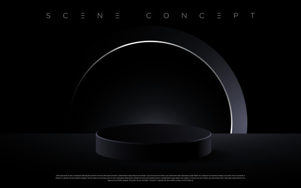 三维矢量几何抽象裙房地板产品场所图片下载