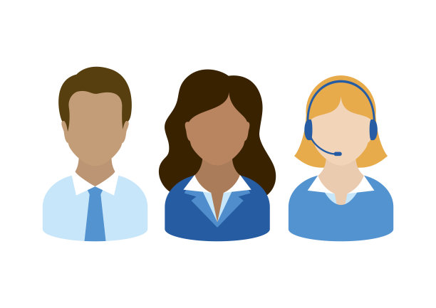 行政人员男女带病图片下载