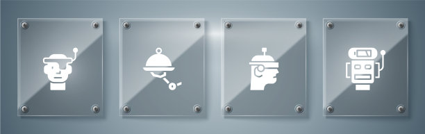 设置机器人低电量充电智能眼镜图片下载