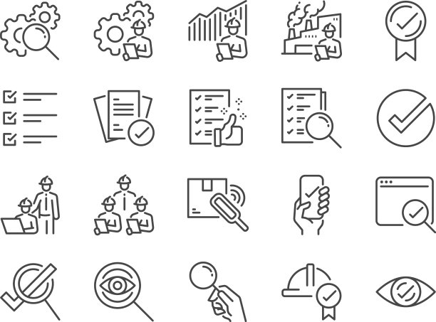 检查线图标组图片下载