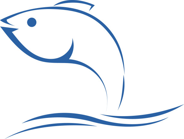 鱼标志模板图标设计图片下载