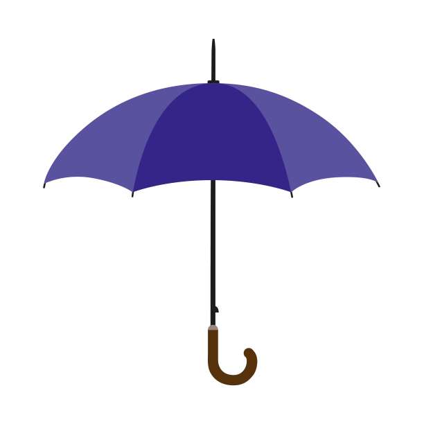 蓝色的伞图片下载