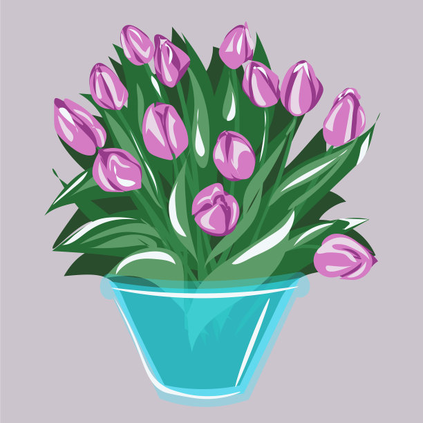 束美丽的郁金香图片下载