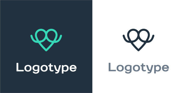 标识类型椒盐卷饼图标孤立的白色背景图片下载