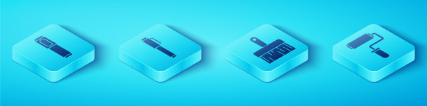 设置等距记号笔、笔筒刷漆笔图片下载