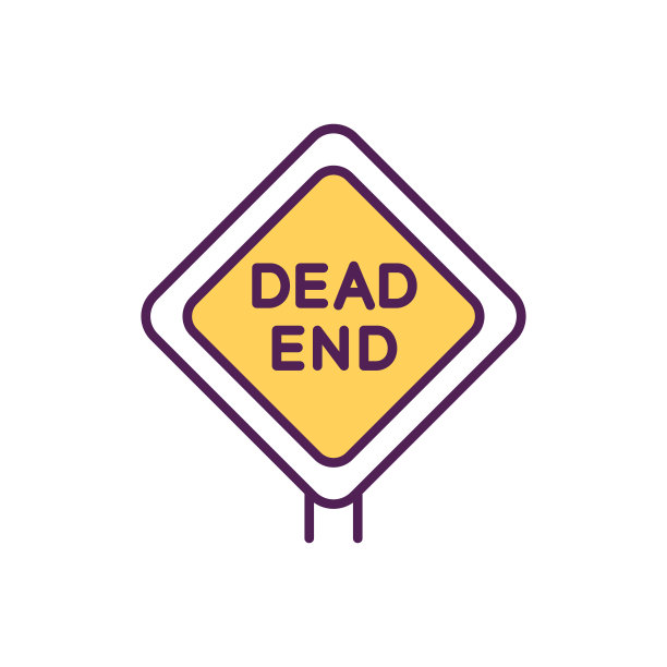 死胡同工作RGB颜色图标图片下载