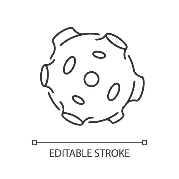 月亮线性图标图片下载