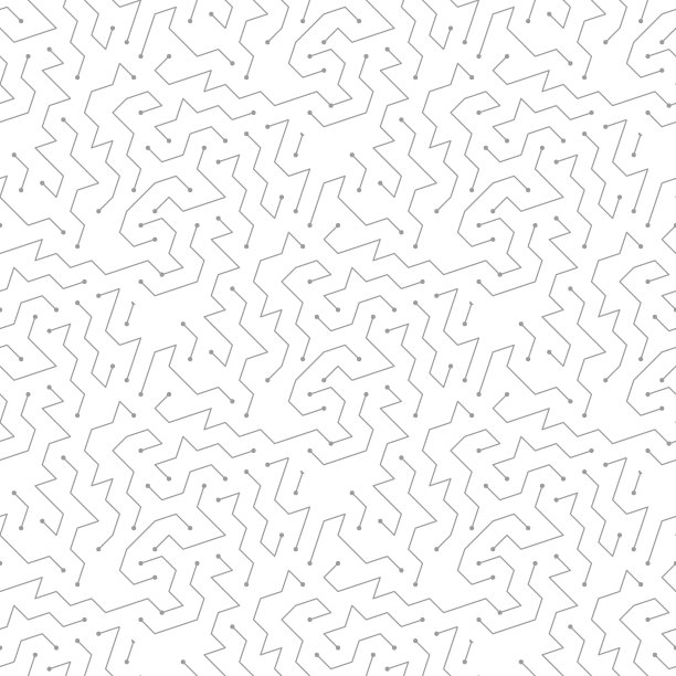 简单的黑线和黑点图案图片下载