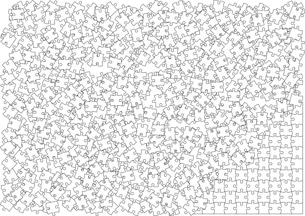 拼图插图背景材料图片下载