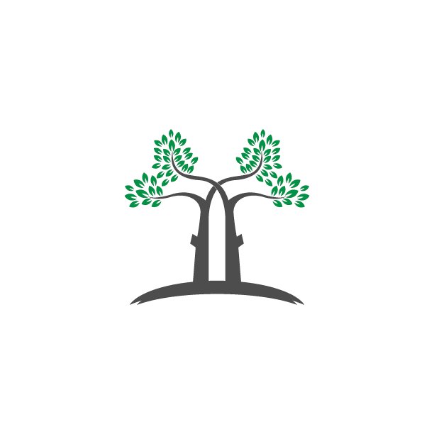 树图标树枝设计矢量插图图片下载