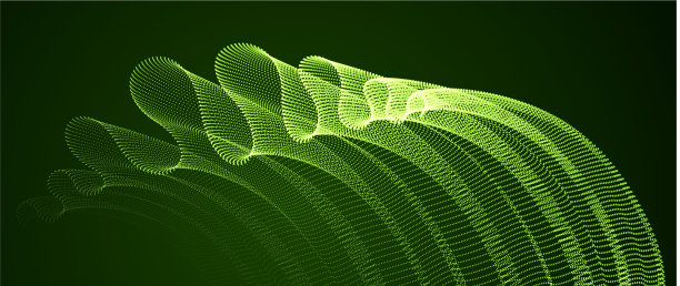 抽象背景与魔术波流动图片下载