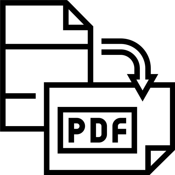 定向PDF文件行图标图片下载