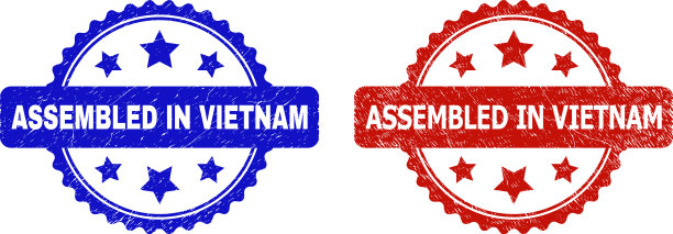 在越南用橡胶组装玫瑰形邮票图片下载