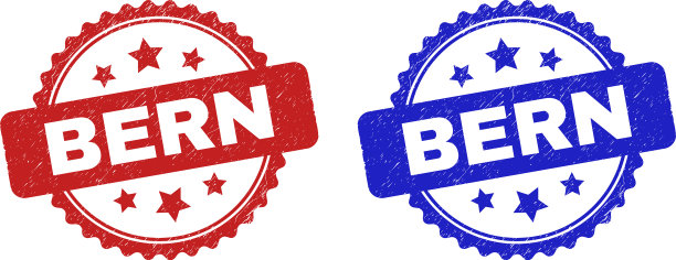 伯恩玫瑰印章使用刮花风格图片下载