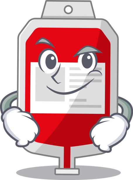 一个可爱傲慢的漫画设计血液图片下载