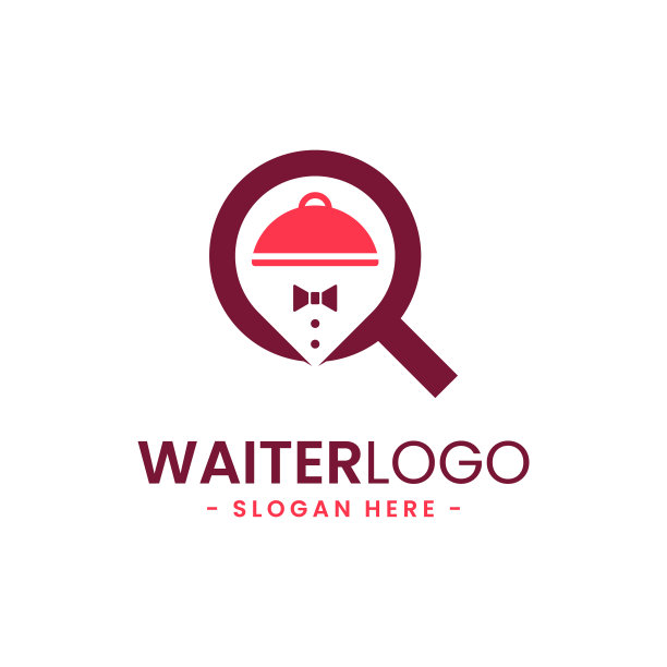 服务员标识设计模板管家图标图片下载