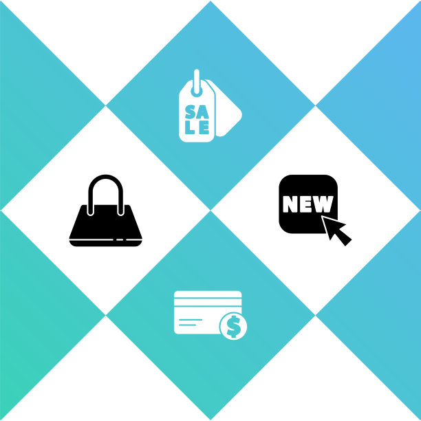 设置手提包的信用卡美元价格标签图片下载