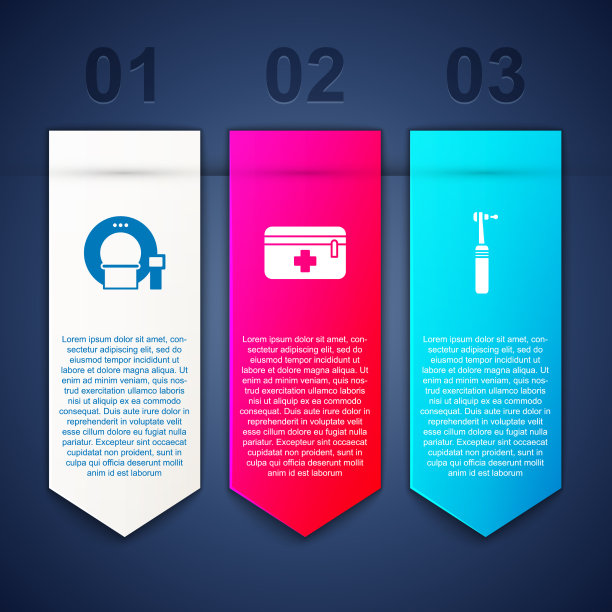 带断层摄影急救箱和牙钻图片下载