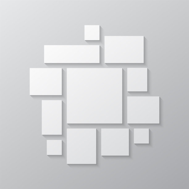 空拼贴板十二图像照片图片下载