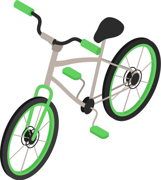 等距的自行车图片下载