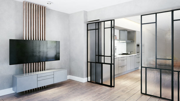 现代厨房内部图片下载