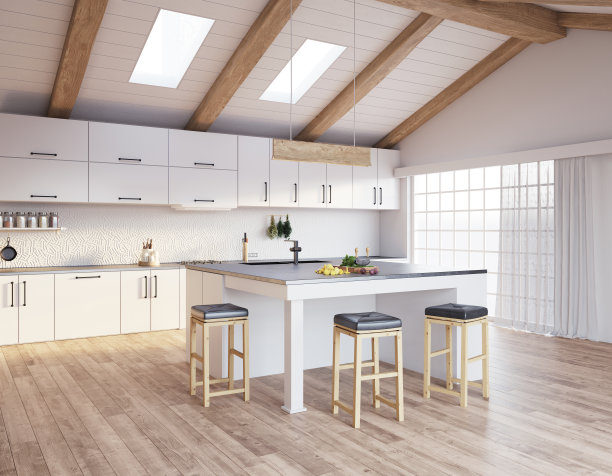 现代厨房内部图片下载