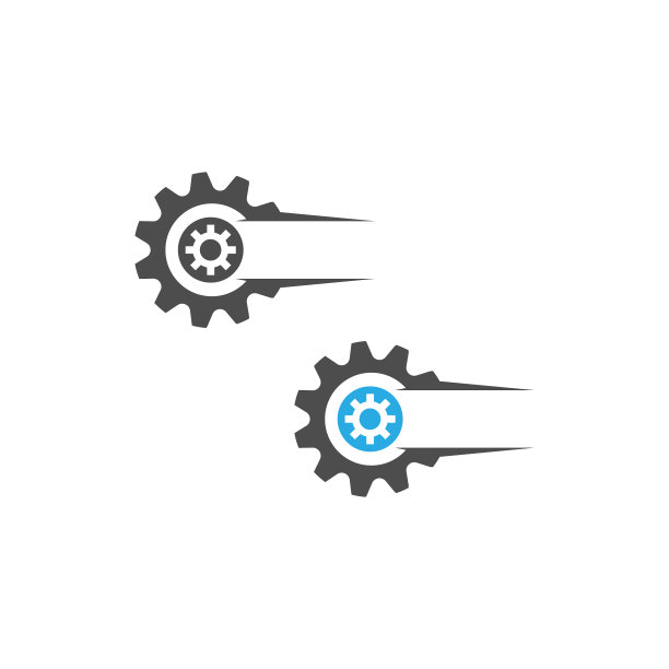 齿轮标志模板图标图片下载