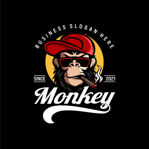 猴子吉祥物标志图片下载