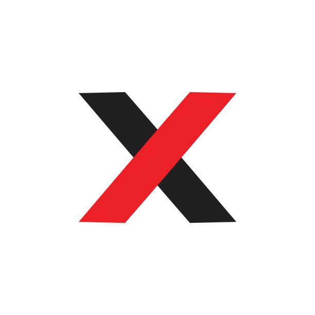 字母x简单的几何线图片下载