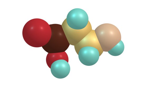 牛磺酸分子结构孤立于白色图片下载