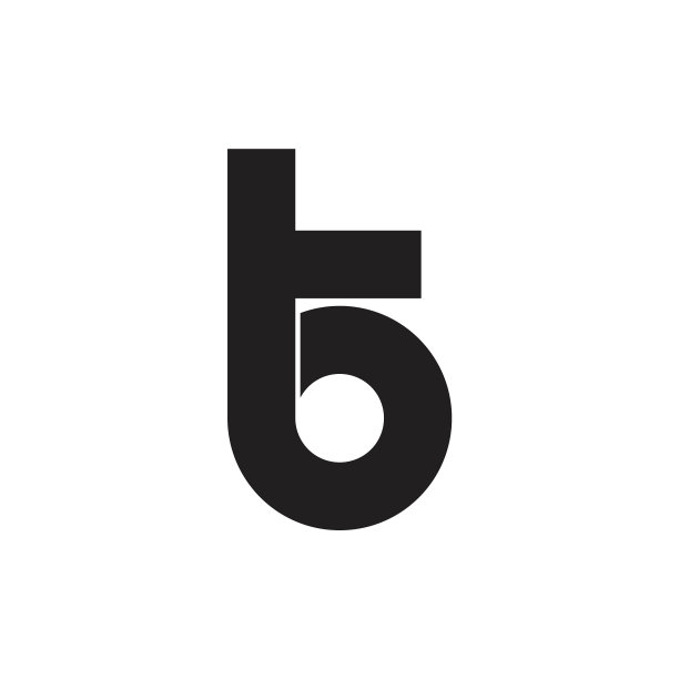 抽象字母TB简单loop标志图片下载