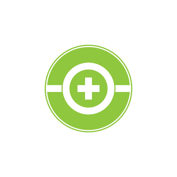 加上医疗圈的几何标志图片下载