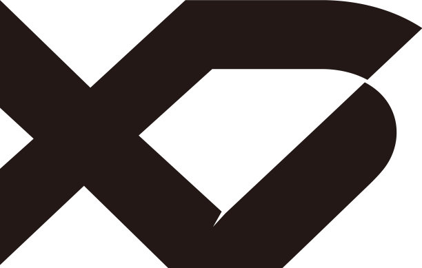 XV字母链接几何logo图片下载