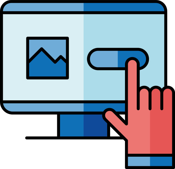 数字营销和电脑光标图片下载