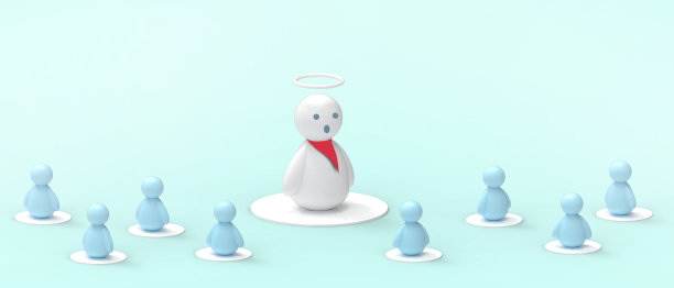 理念创新的成功。以绿色理念领导社会。设计横幅，复制空间，数字，横幅，网站-3d渲染图片下载