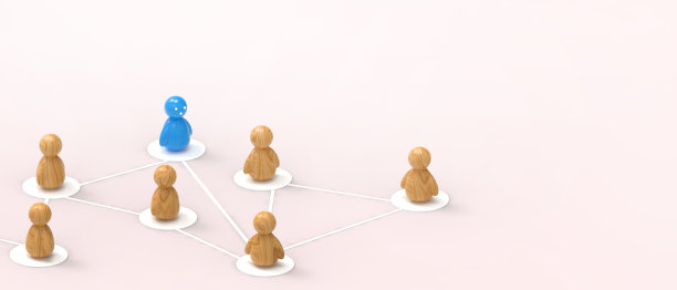 理念创新的成功。领导与品质的经营理念在粉红色的概念。设计横幅，复制空间，数字，横幅，网站-3d渲染图片下载