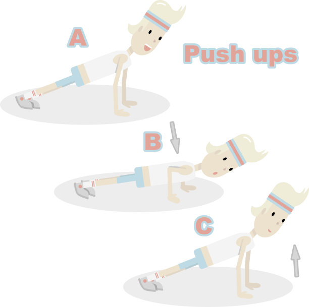运动员在家中进行体重运动热身训练图片下载