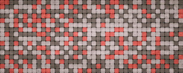 壁纸背景堆叠多色的木方形状，平铺图案图像进行纹理处理图片下载