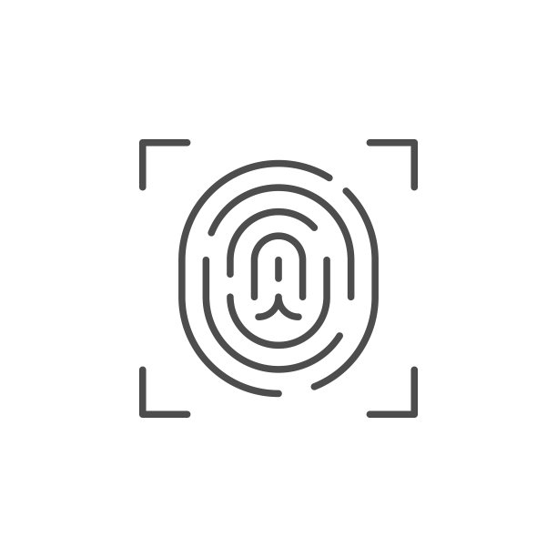 触摸id线轮廓图标图片下载