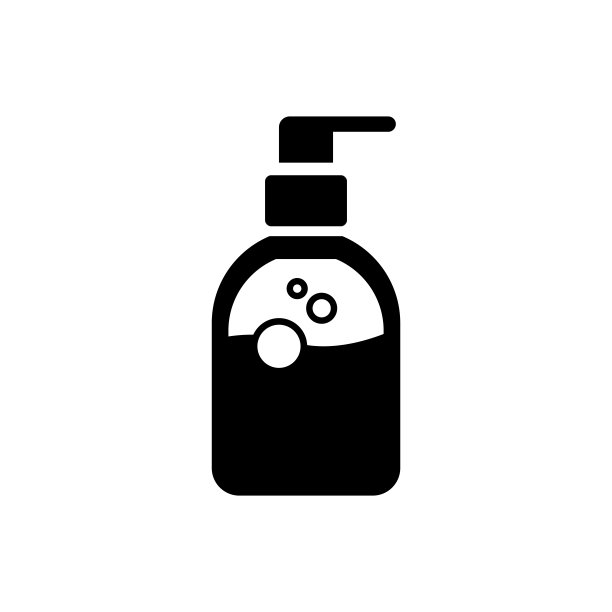 洗发水或肥皂液体的图标向量图片下载