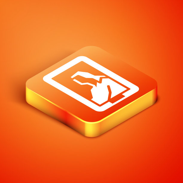 等距肖像图片在博物馆图标孤立图片下载