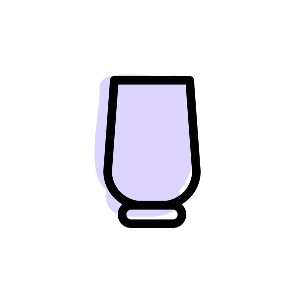 玻璃与颜色阴影矢量图标玻璃饮料集图片下载