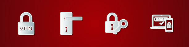 设置锁VPN门把手和钥匙两个步骤图片下载