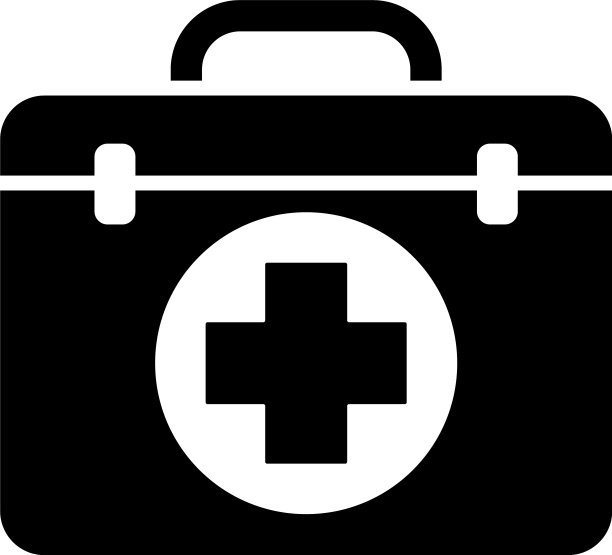 急救箱图标独立设计模板图片下载