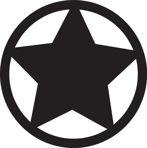 星星图标标志设计图片下载