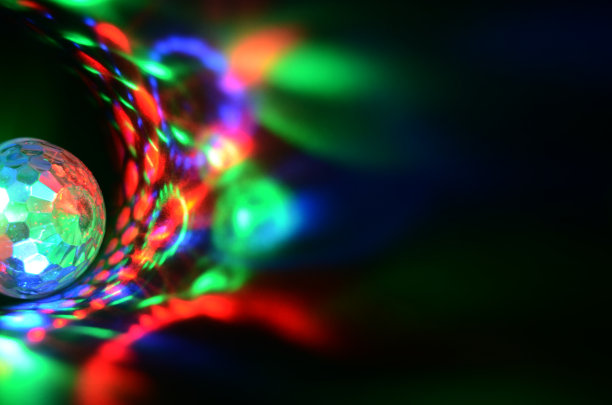 抽象的彩色迪斯科灯光背景图片下载