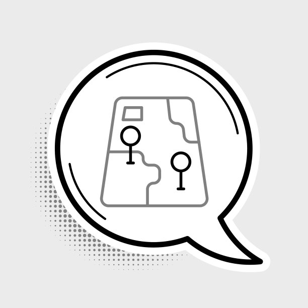 线信息图城市地图导航图标图片下载