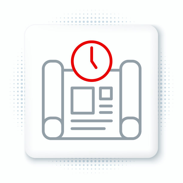 线路业务项目时间计划图标隔离上图片下载