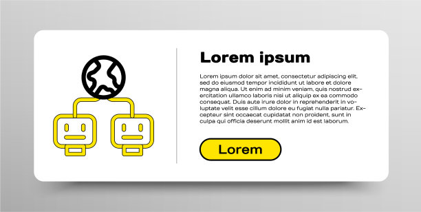 线人工智能图标隔离上图片下载