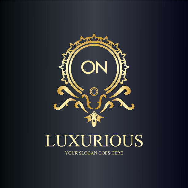 在字母首字母与皇家豪华标志模板图片下载